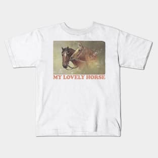 My Lovely Horse Kids T-Shirt